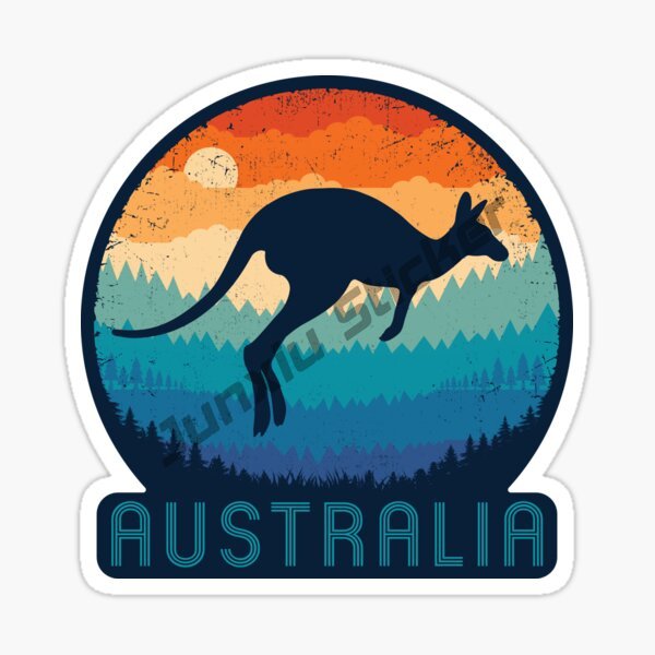 Australia Map BUMPER STICKER V - Car Accessories Australia ulasan dan harga