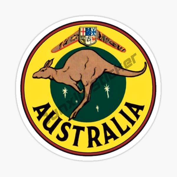 Australia Map BUMPER STICKER V - Car Accessories Australia ulasan dan harga