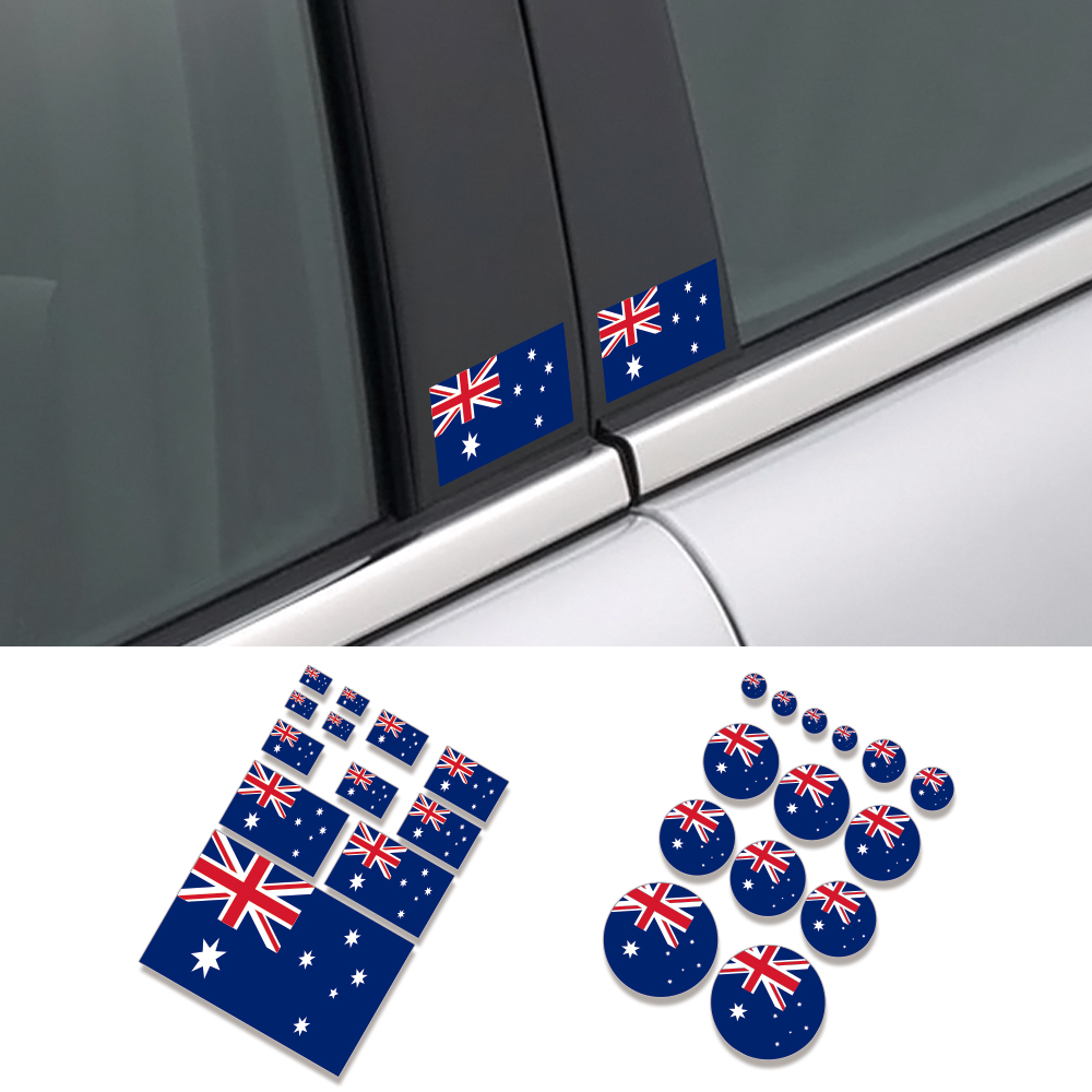 Various Australian Flag Stylin - Car Accessories Australia ulasan dan harga