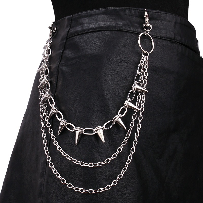 Hip Hop Punk Rock Metal Pants  - Car Accessories Gifts For Men ulasan dan harga
