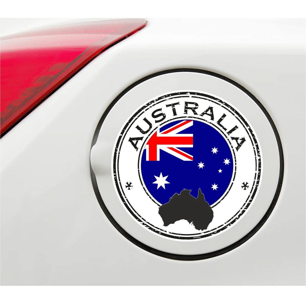 Australia Flag Sticker and Dec - Car Accessories Australia ulasan dan harga