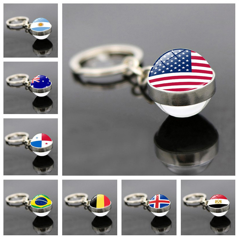 National Flag Keychain in Arge - Car Accessories Australia ulasan dan harga