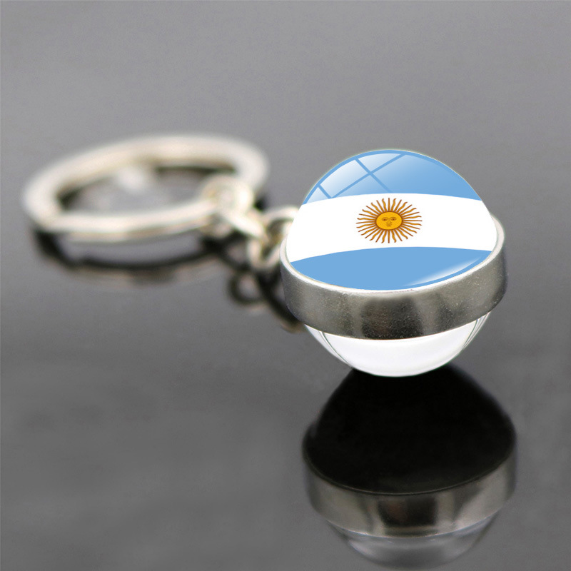 National Flag Keychain in Arge - Car Accessories Australia ulasan dan harga