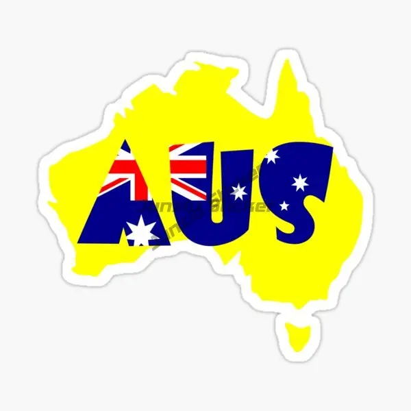AUS Australia Flag Map Scenery - Car Accessories Australia ulasan dan harga